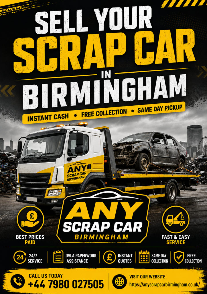 Sell My Scrap Car in Birmingham