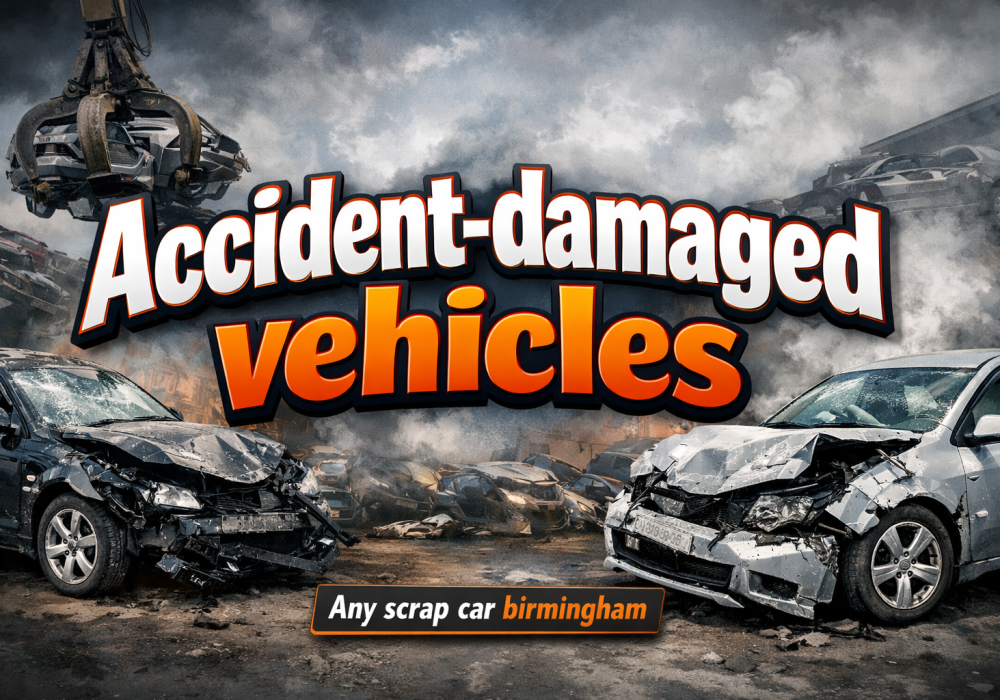 Accident-damaged vehicles